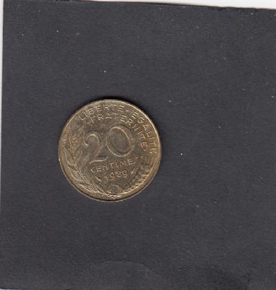 Beschrijving: 20 Centimes  